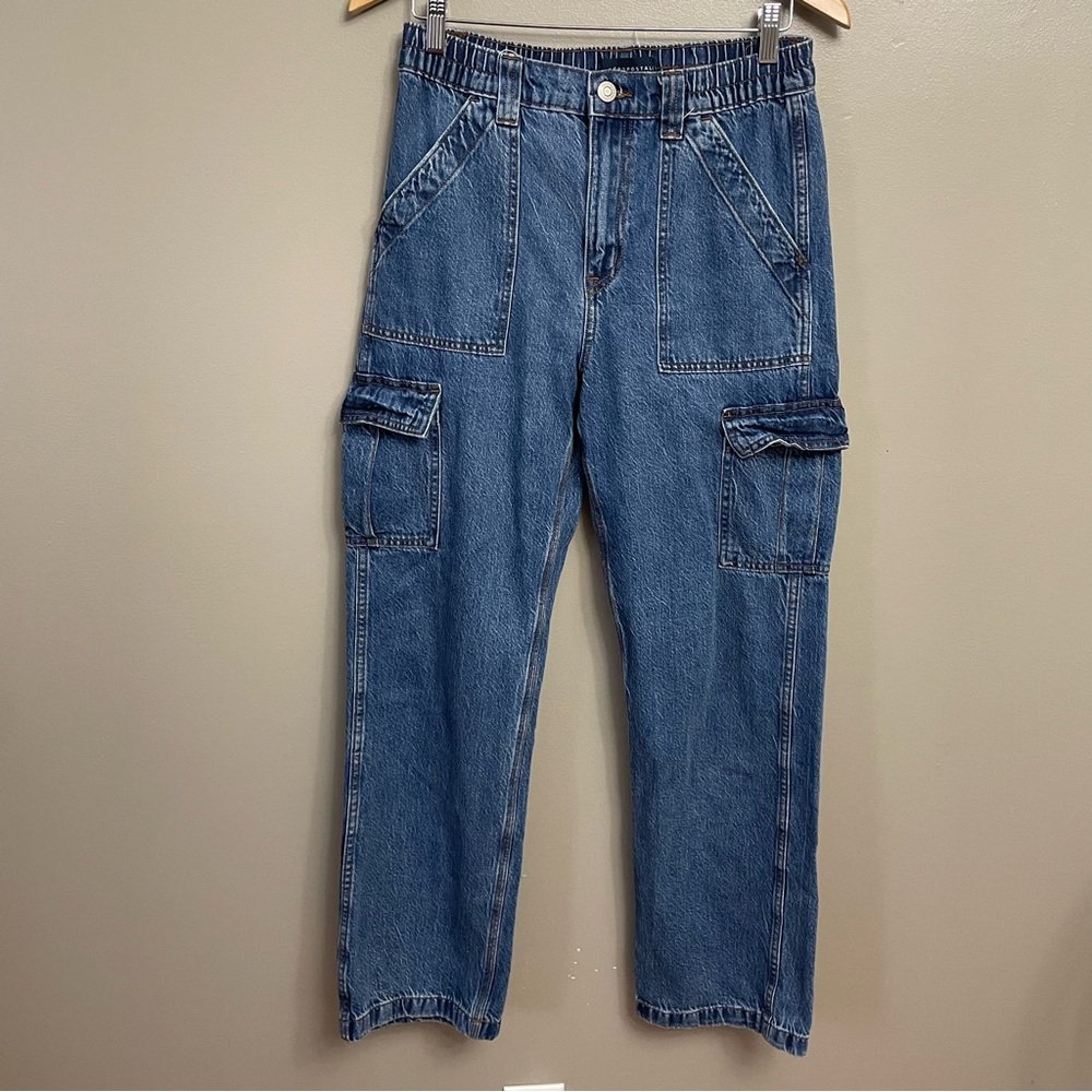 AEROPOSTALE women’s Medium 90's Baggy Jeans elastic waste